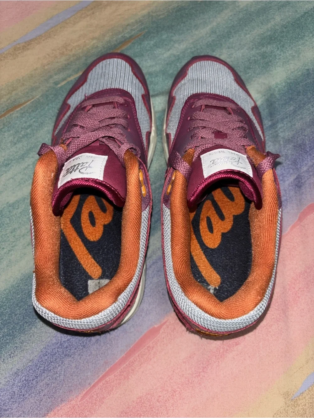 Nike Air Max 1 x Patta Rush Maroon sneakers men’s 7.5 / women’s 9
